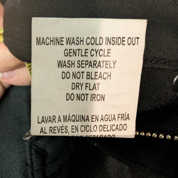 Level99 Liza Coated Skinny Jeans Black Pants - Size 29 - Picture 6 of 8